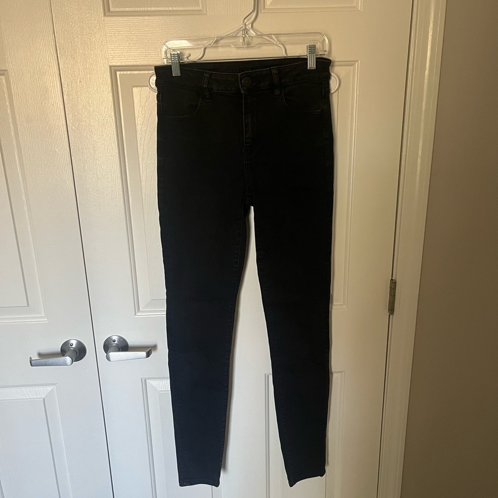 American Eagle Outfitters Black Skinny Jeans - High Rise